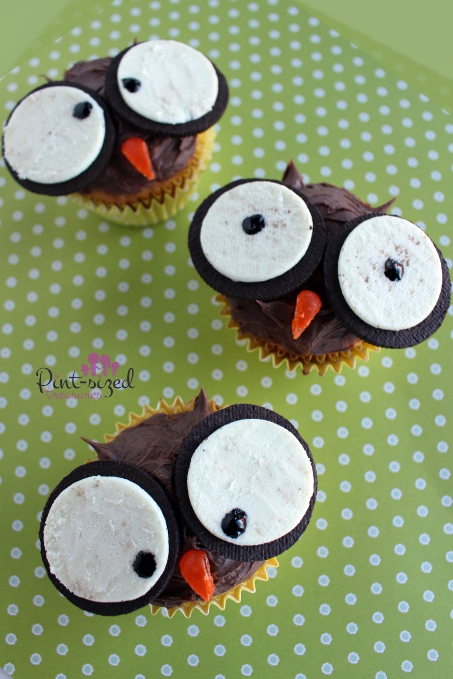 easy owl cupcakes