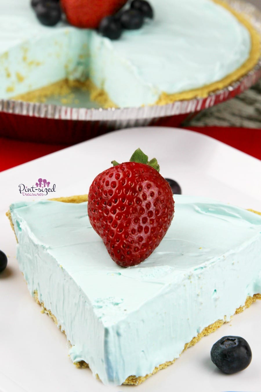 easy no-bake blue raspberry pie