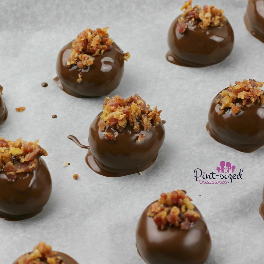 recipe for maple bacon truffles