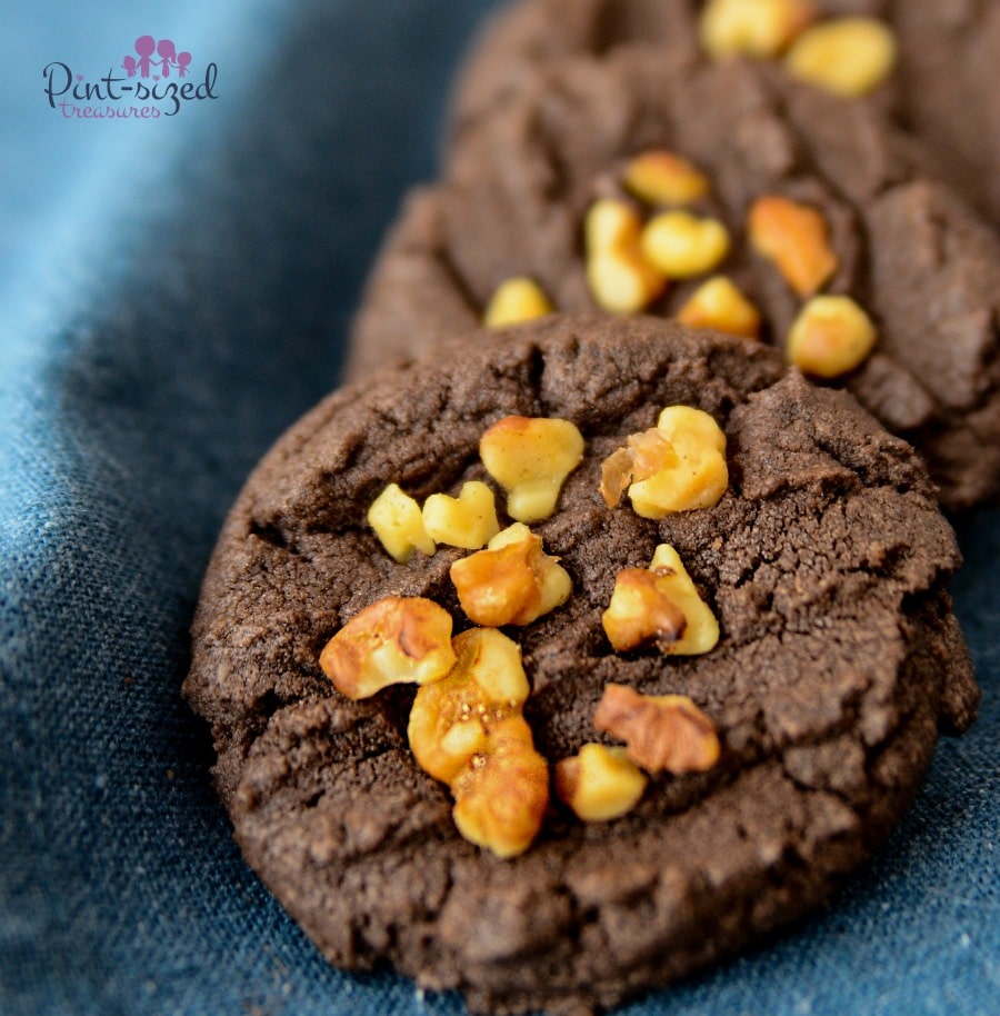 easy chocolate pecan cookies recipe made from cake mix