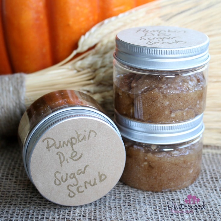 pumpkin pie sugar scrub