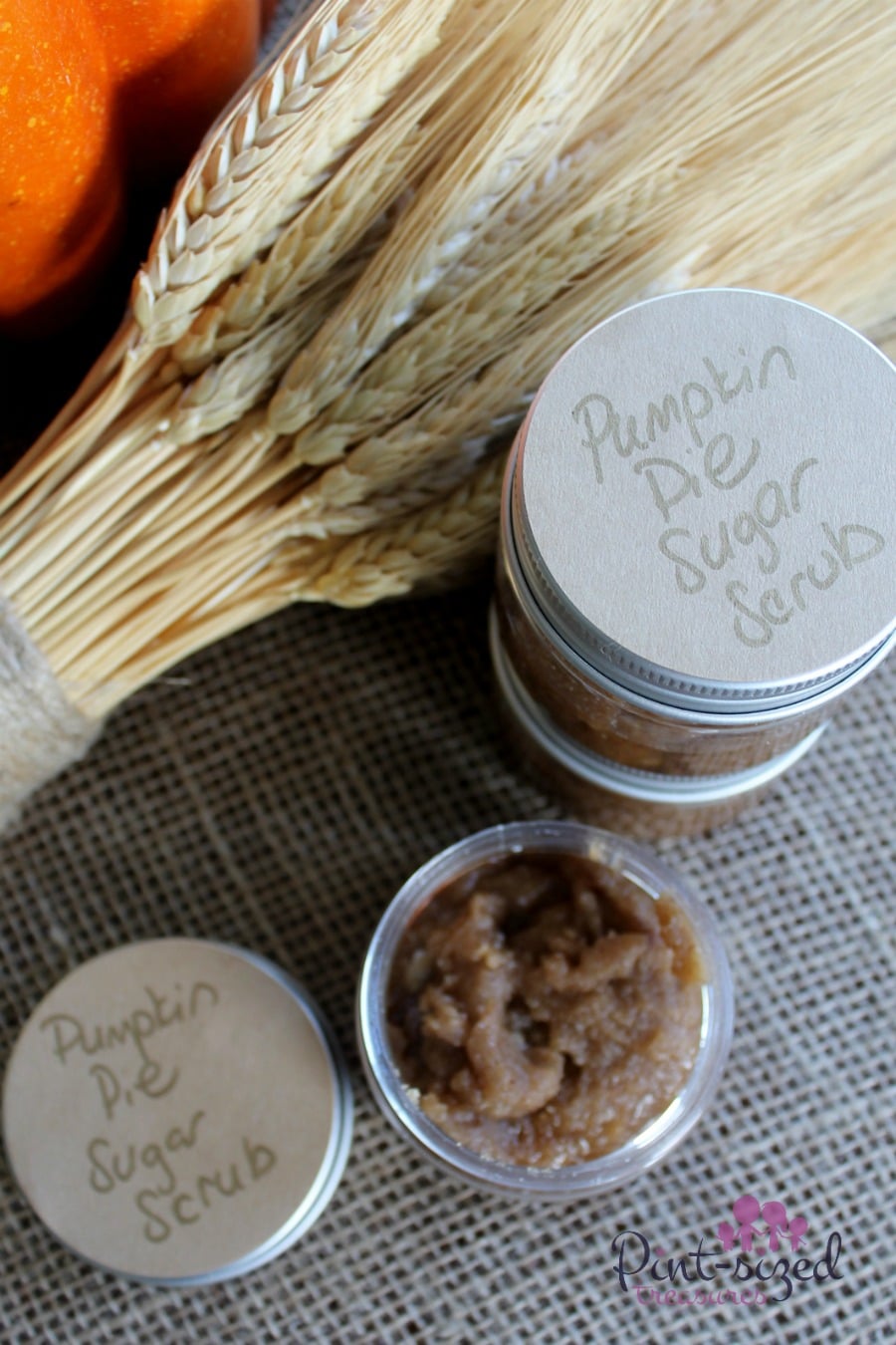 easy diy pumpkin pie sugar scrub