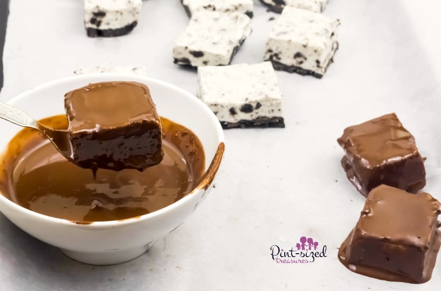 frozen cookies and cream cheesecake bites recipe