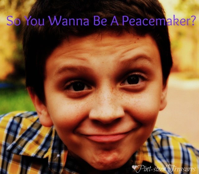 kids learning to be kind and to make peace