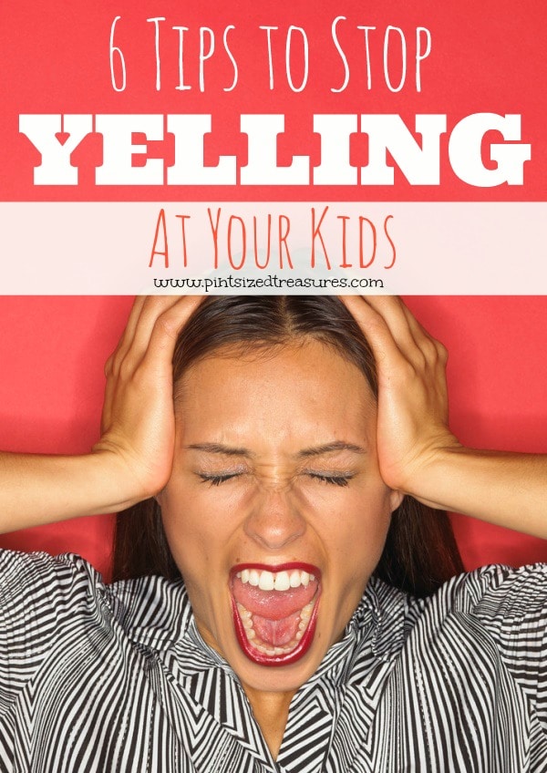 how to stop yelling at kids
