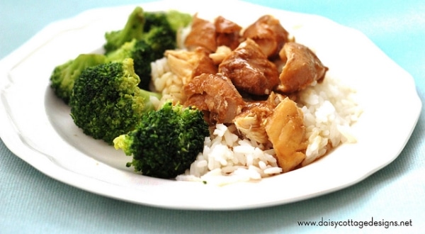 Chicken teriyaki in the crock-pot