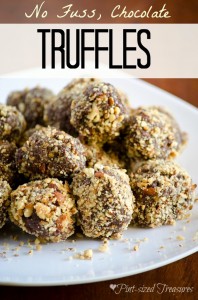 easy, chocolate truffles