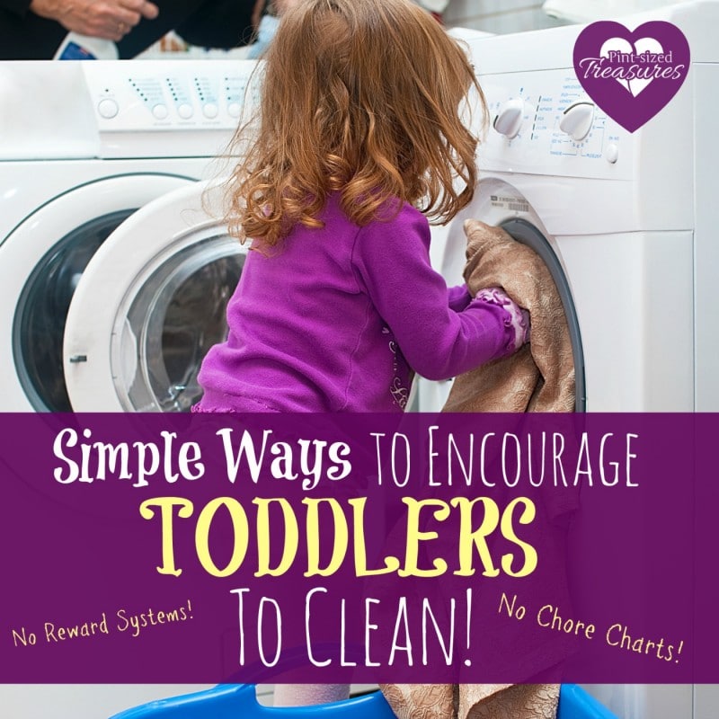 how to encourage toddlers to clean