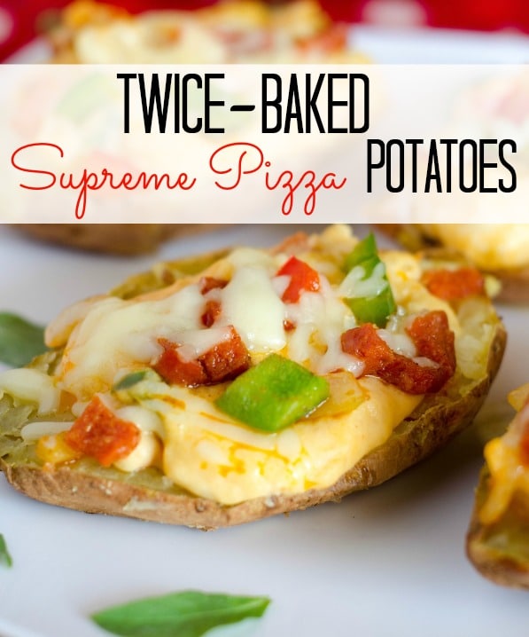 Supreme Pizza twice-baked potatoes