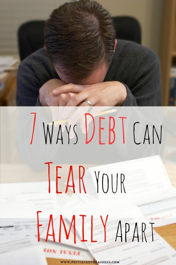 how debt hurts your family