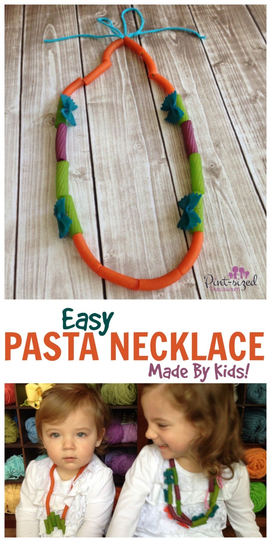 easy pasta necklace