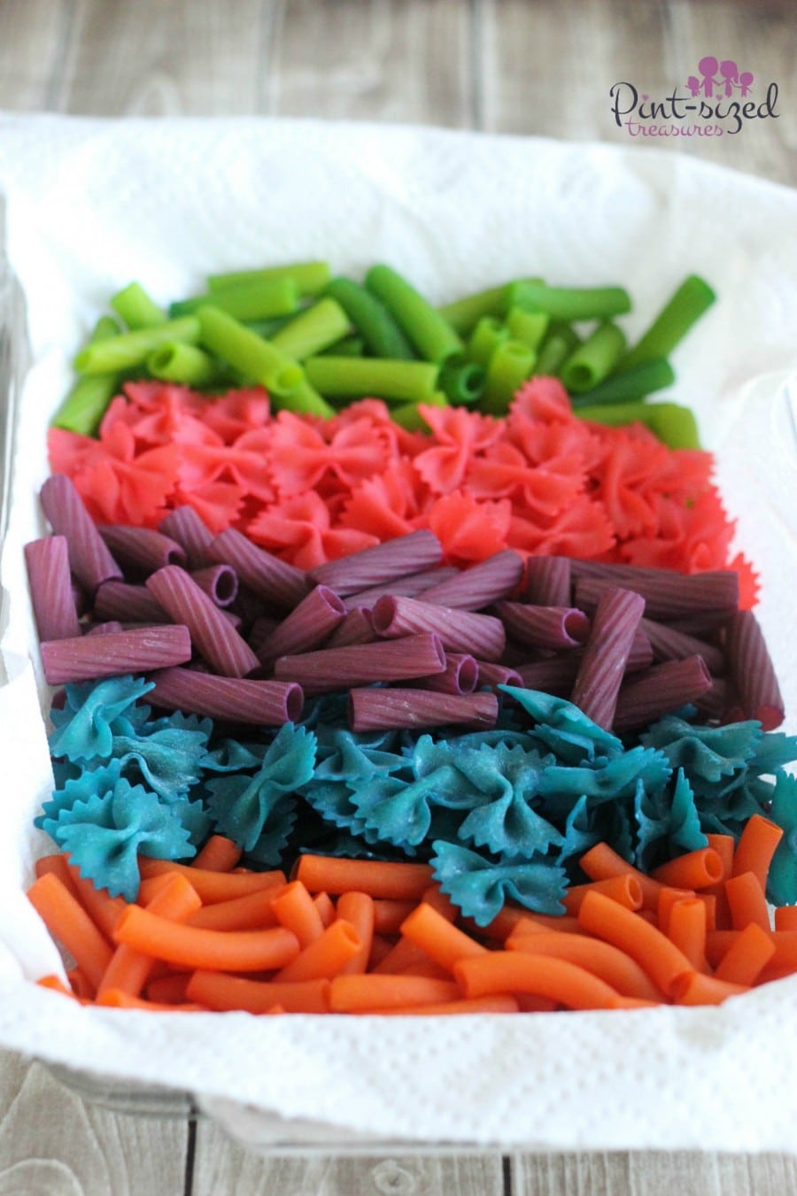 pasta necklace for kids