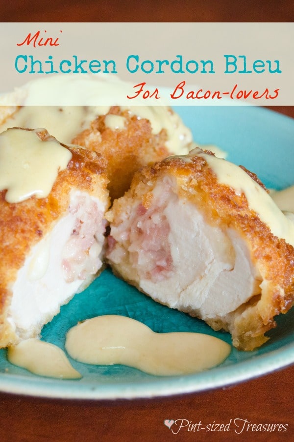 mini chicken cordon bleu