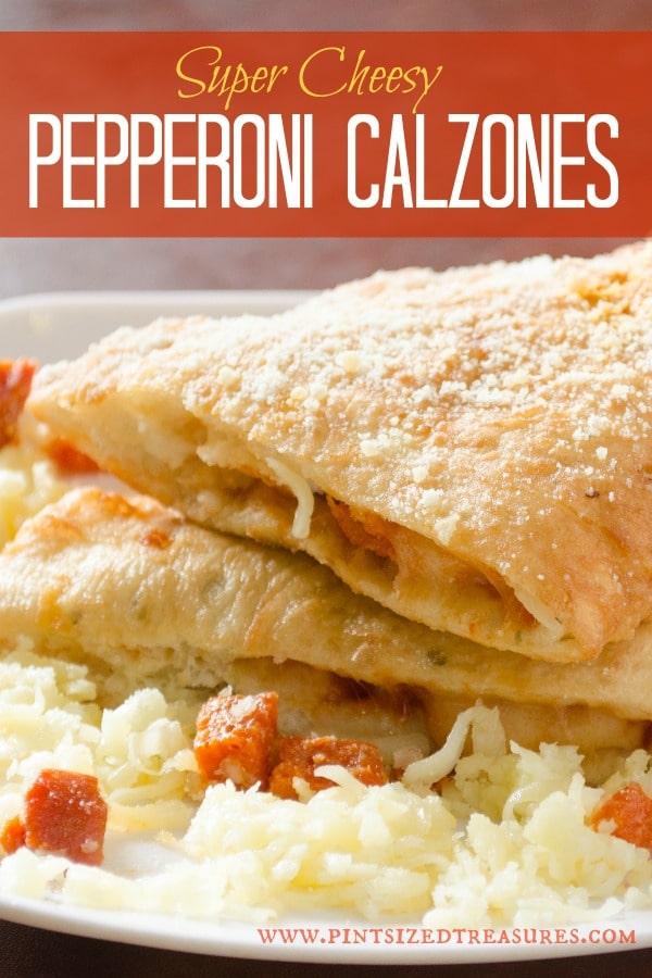 cheesy calzones