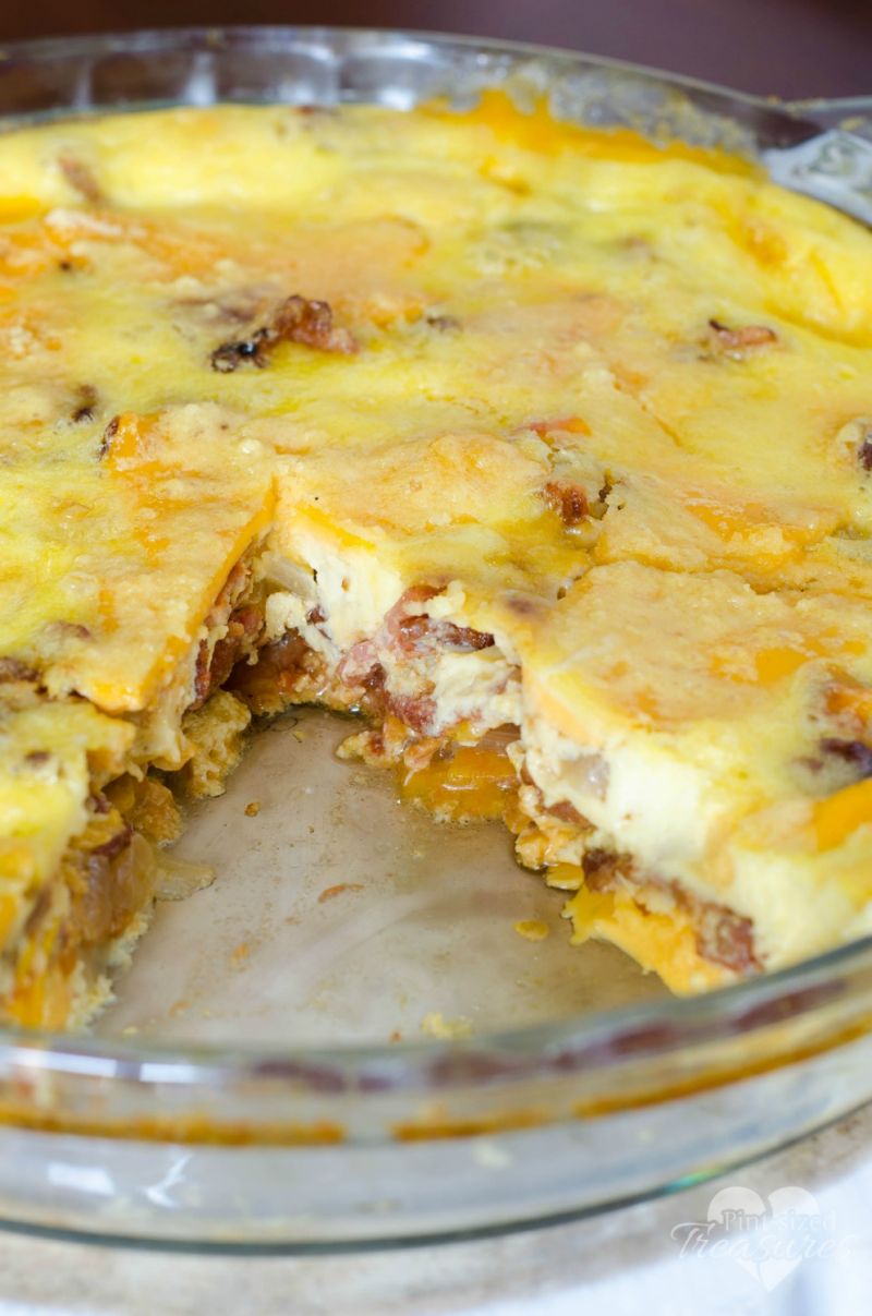 easy crustless quiche