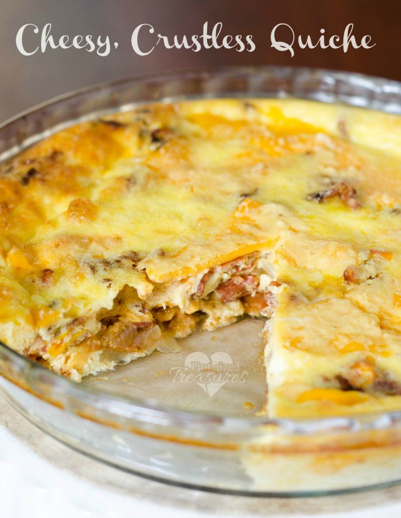 crustless bacon quiche recipe