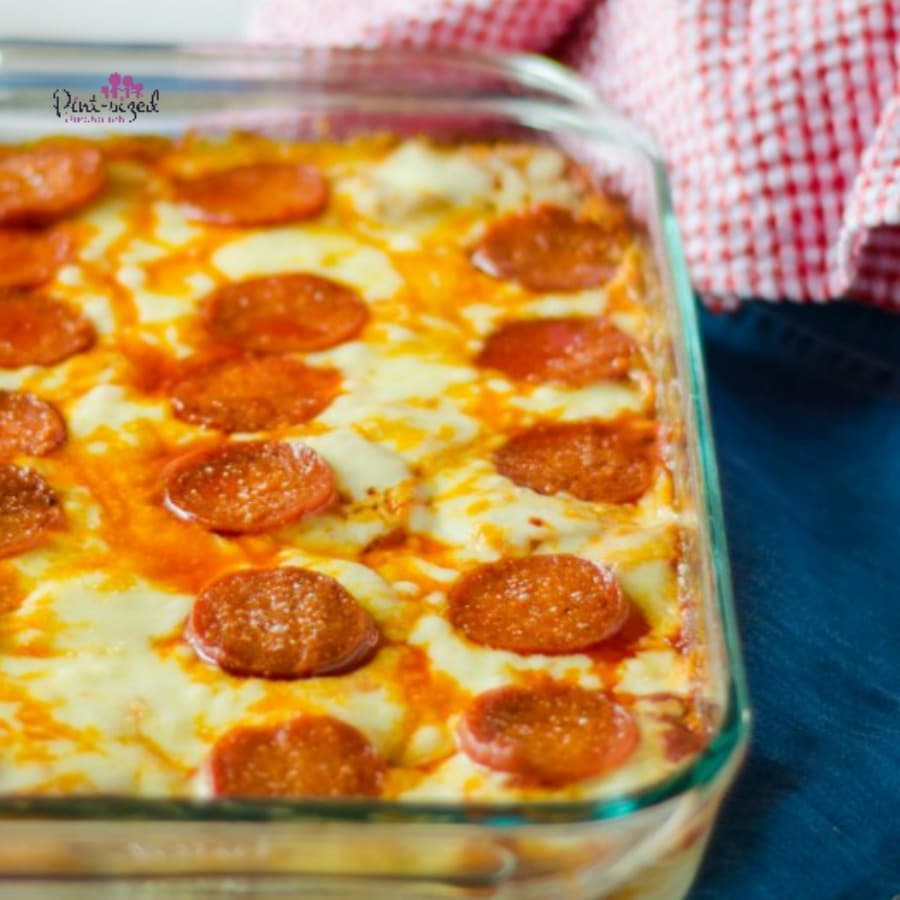 easy pizza spaghetti bake recipe