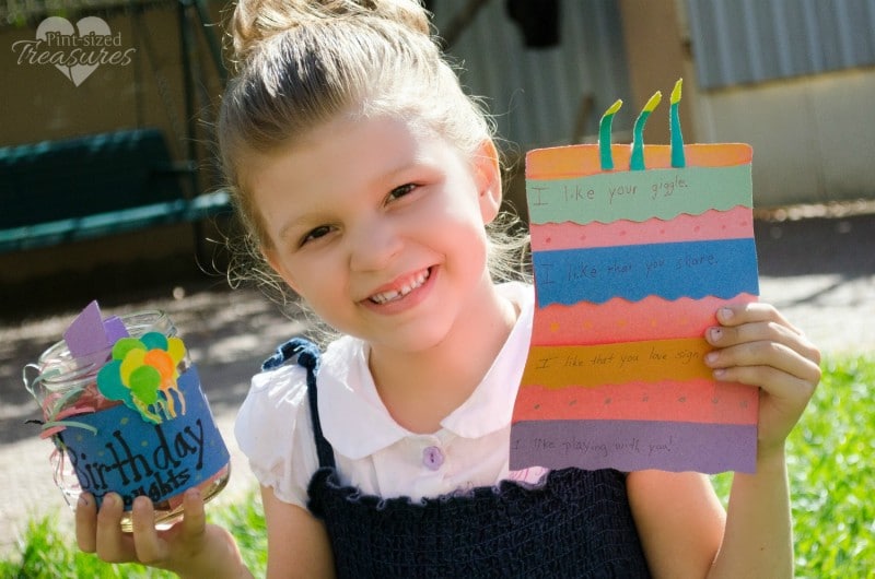 thoughtful birthday activity