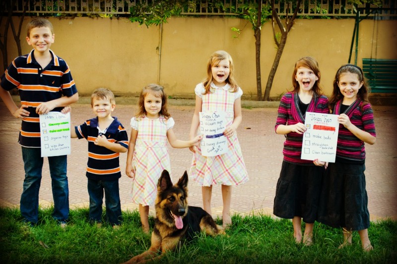 chores and kids