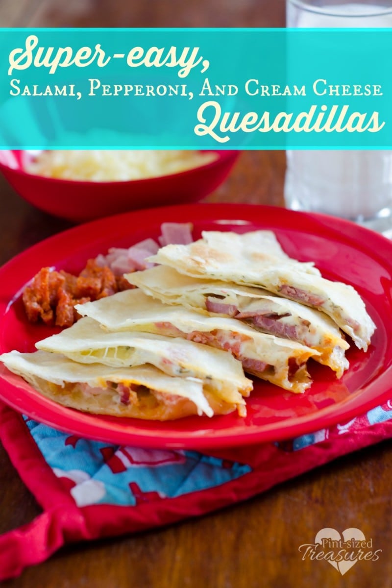 super easy quesadillas