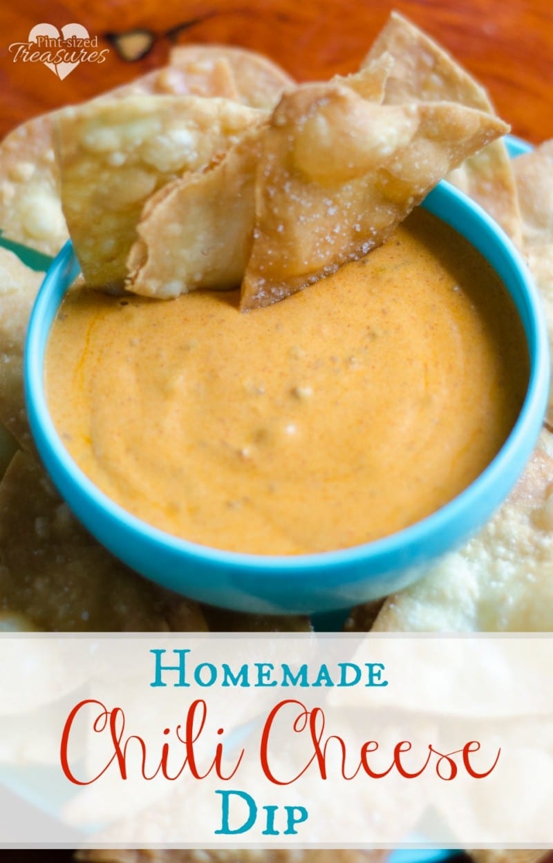 homemade easy chili cheese dip