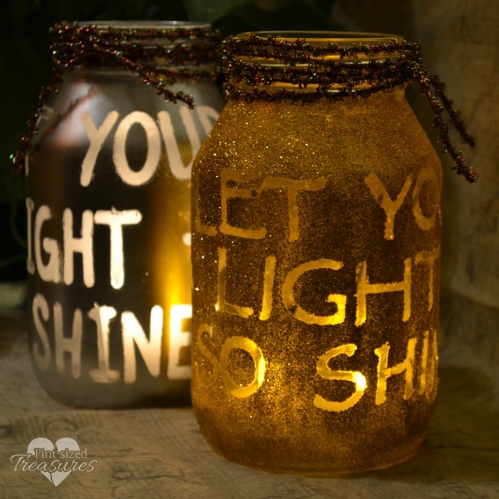 easy diy holiday luminaries