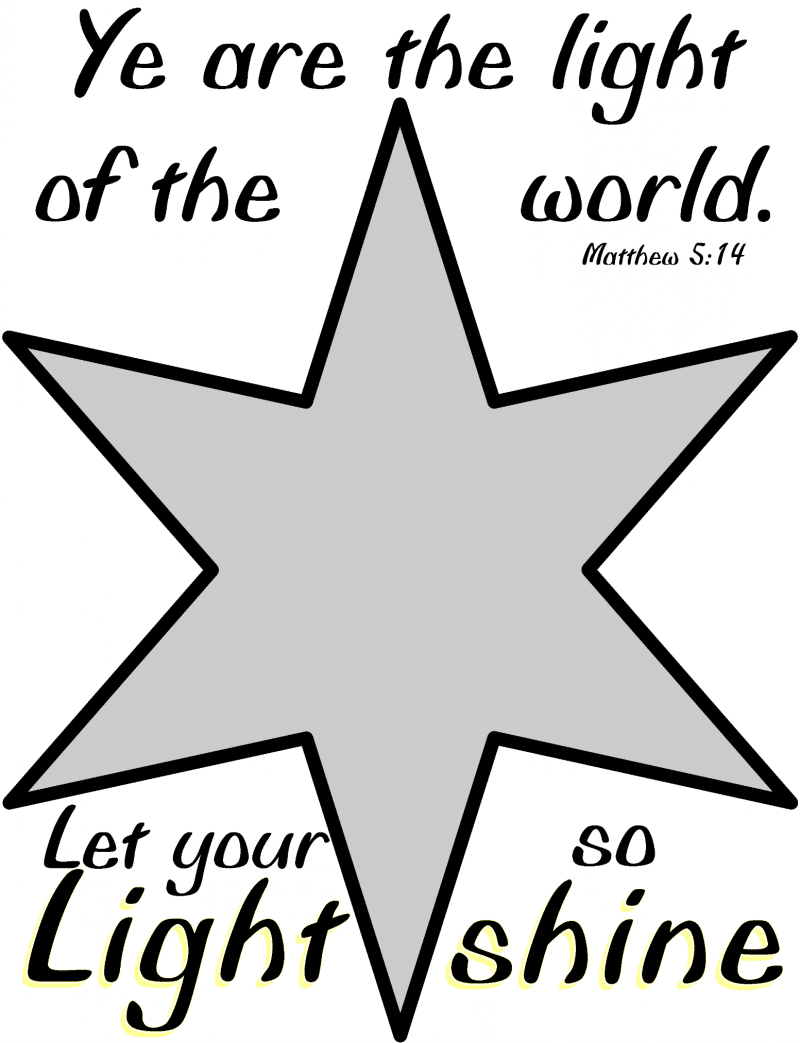 stained glass craft printable