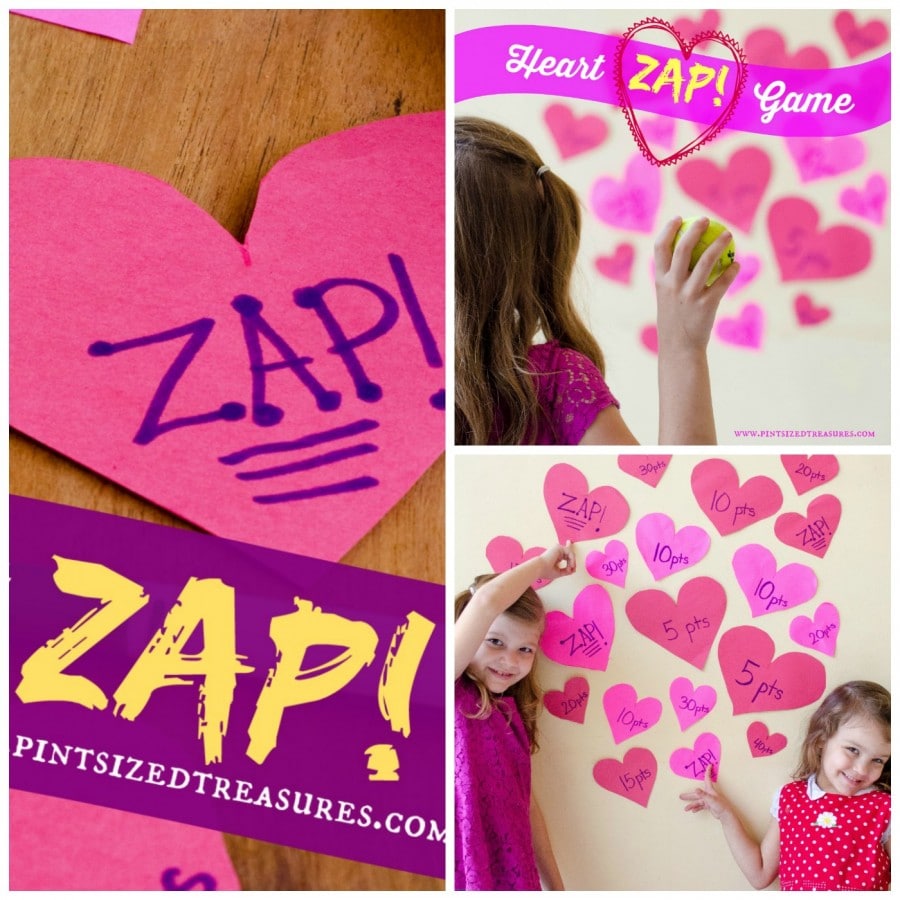 heart zap game for teens and toddlers