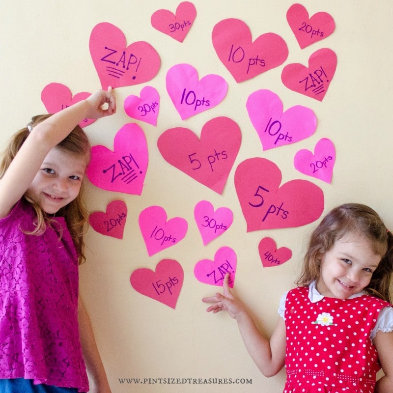 fun heart zap game for kids