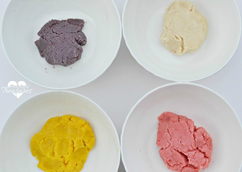 salt dough conversation hearts