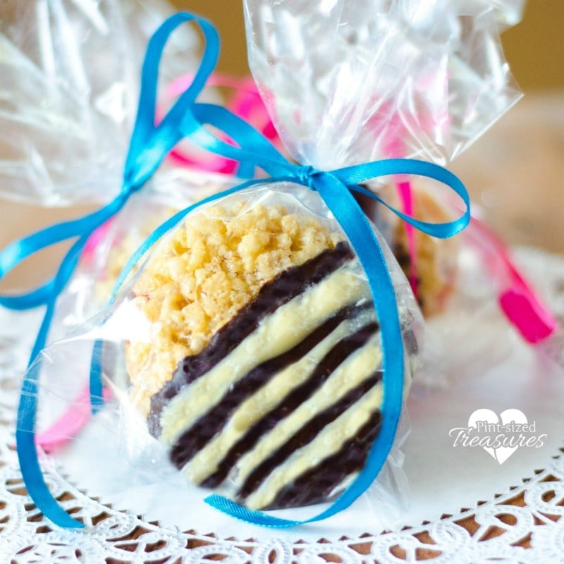 strawberry-filled chocolate dipped rice kripsie treats recipe
