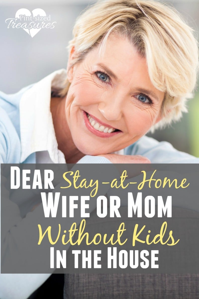 stay-at-home wife or mom without kids in the house