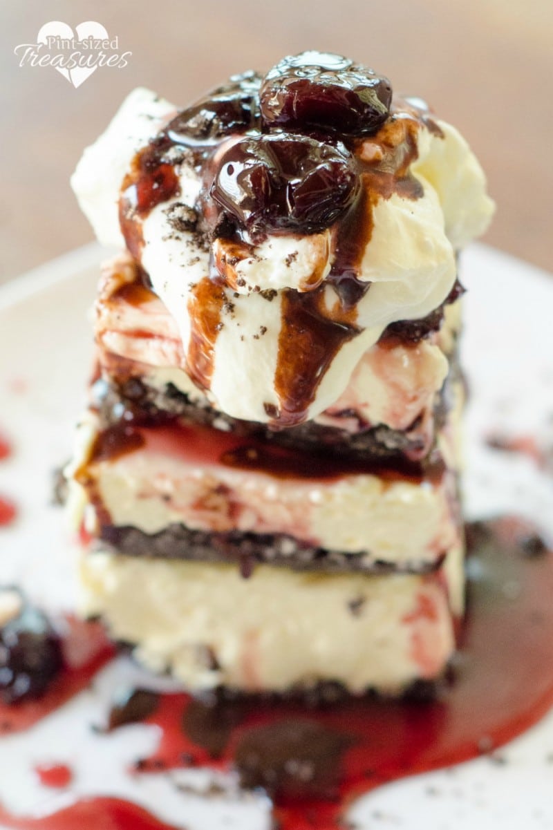 no bake black forest cheesecake