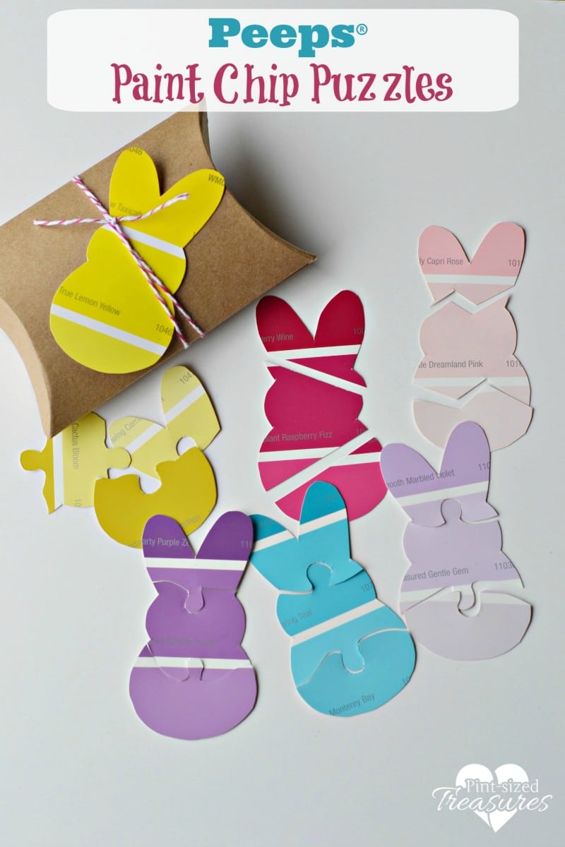Peeps Paint chip Puzzles