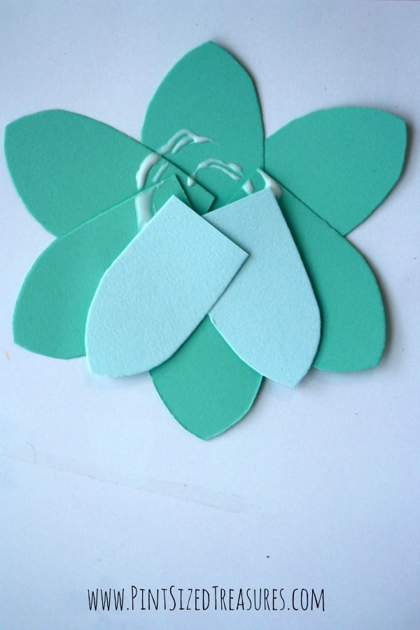 upcycled flower craft