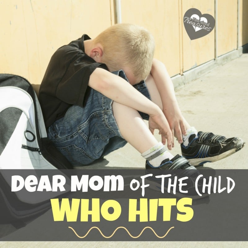 dear moms who have children that hit