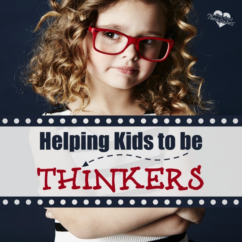 a child with glasses trying to be smart