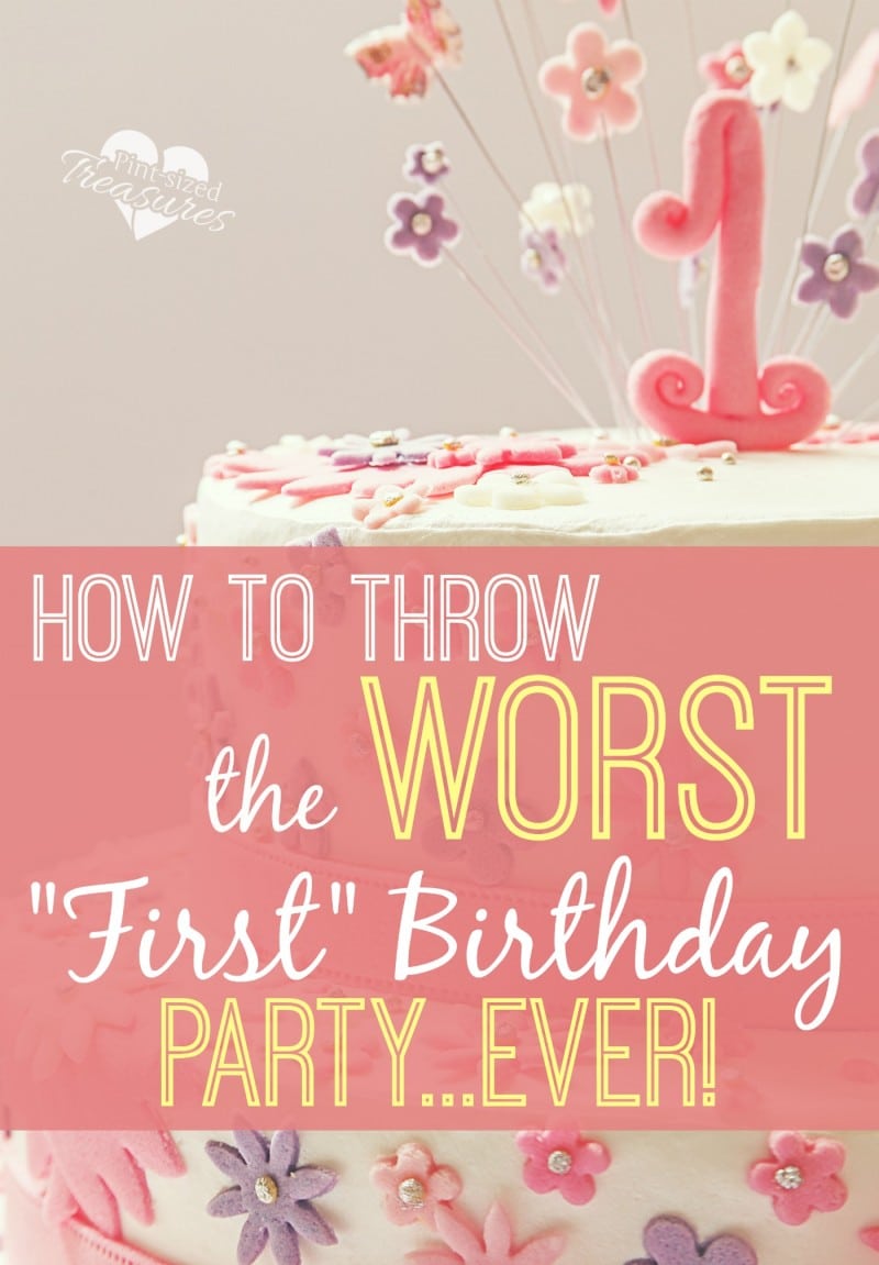 worst birthday party ideas