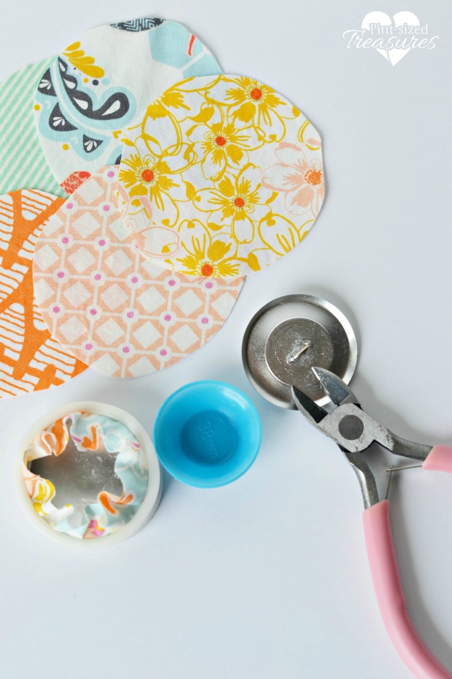 fabric buttons craft materials