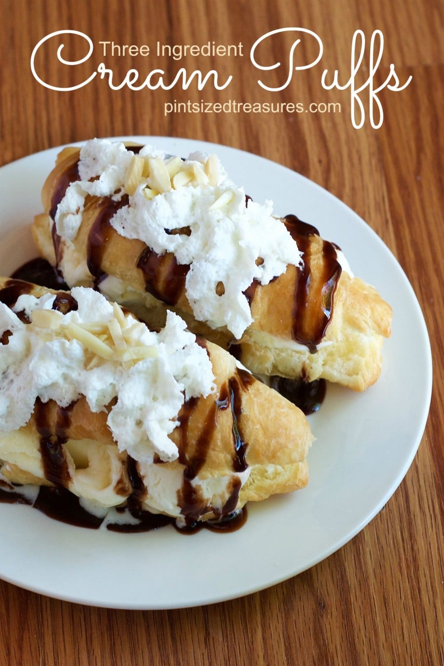three ingredient cream puffs