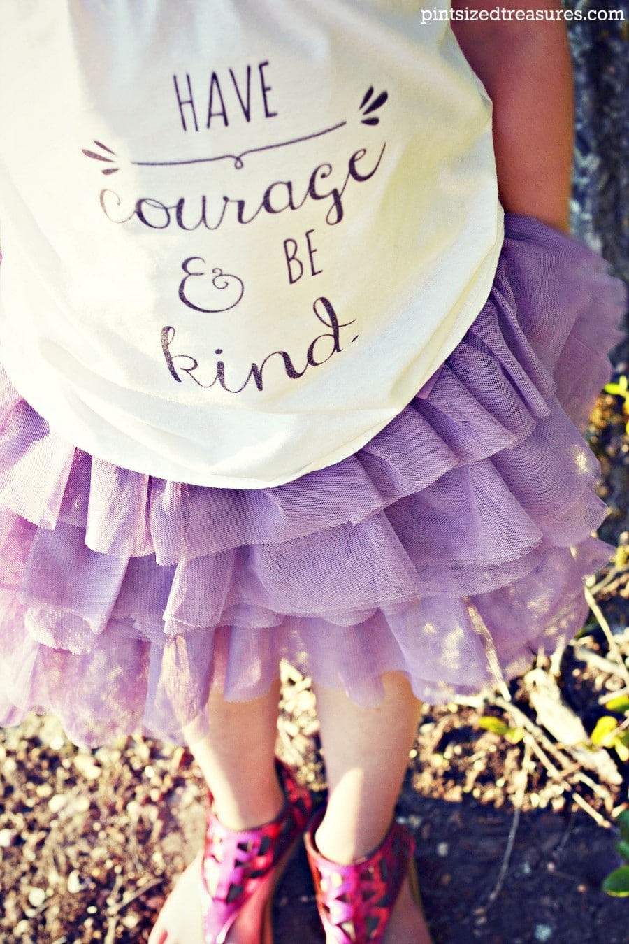 cinderella have courage and be kind diy craft