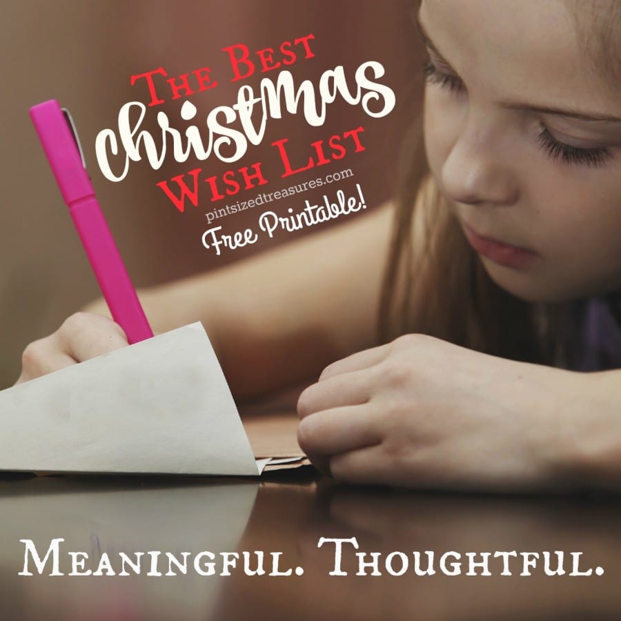 printable wish list for kids