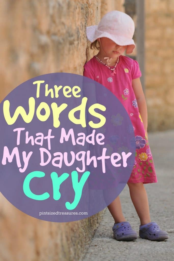 when my daughter cried