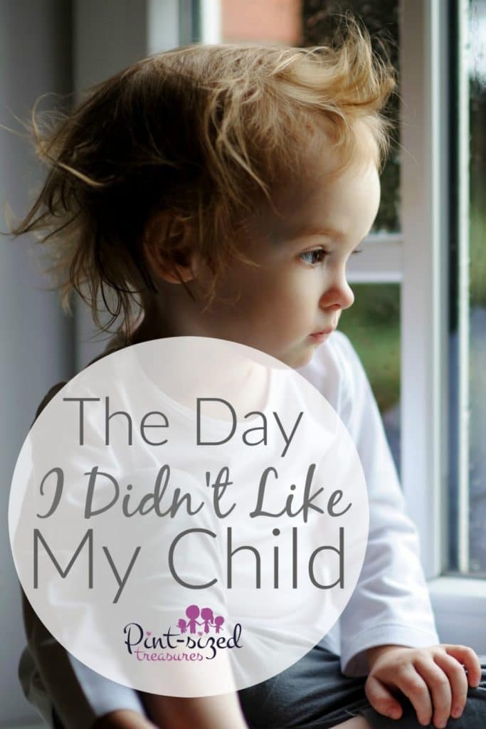 the day I didn't like my child