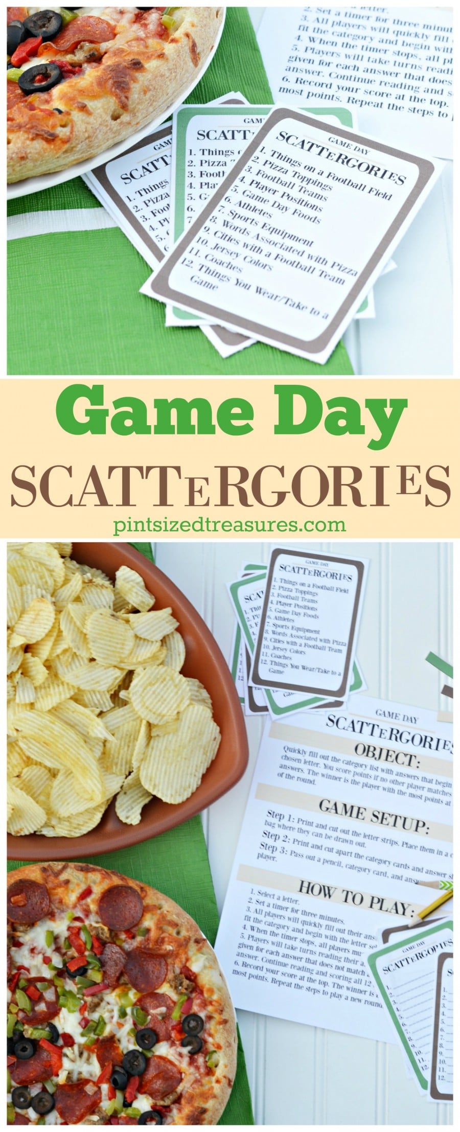 diy printable game day scattergories