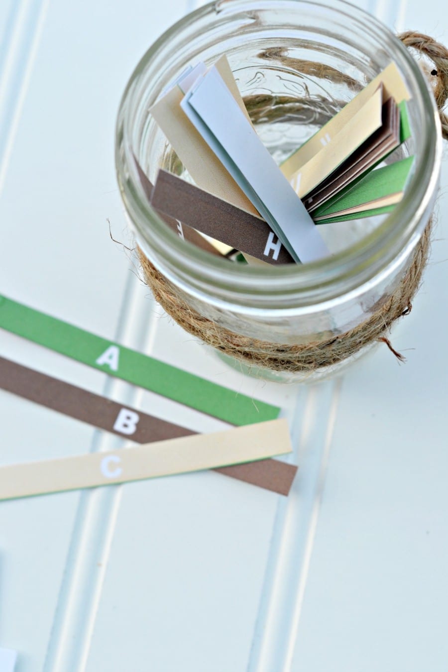 letter strips for scattergories