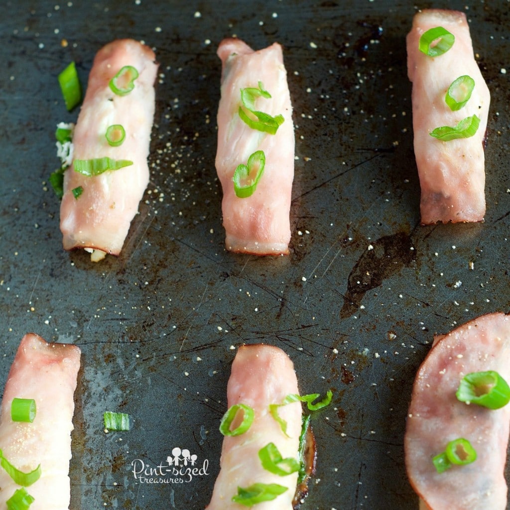 ham and cheese roll-ups