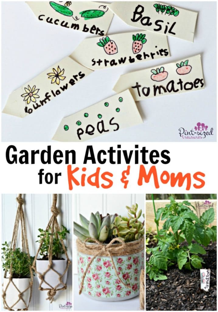 garden activities for kids and moms
