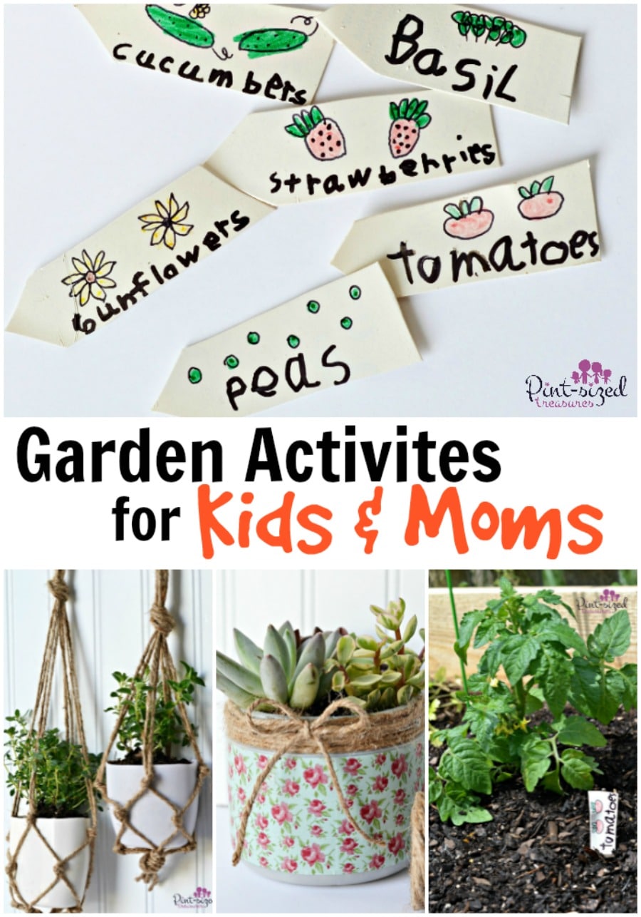 garden activities for kids and moms