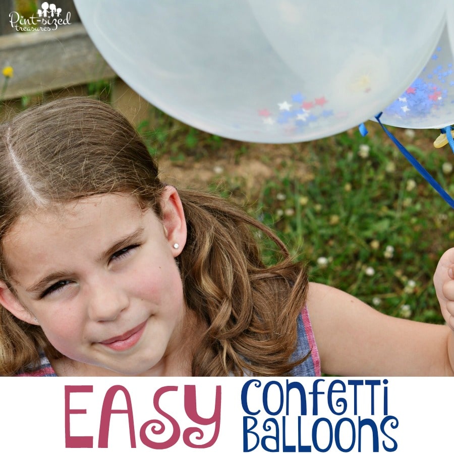 easy confetti balloons craft